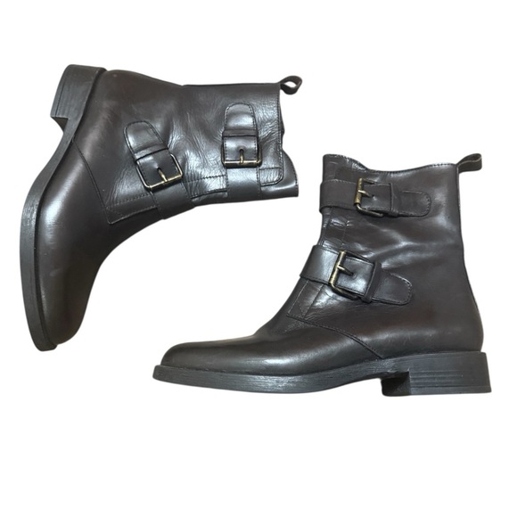 Emanuele Crasto size 7.5 (8.5) NWT (no box) chocolate Leather classic strap boot - Picture 1 of 16